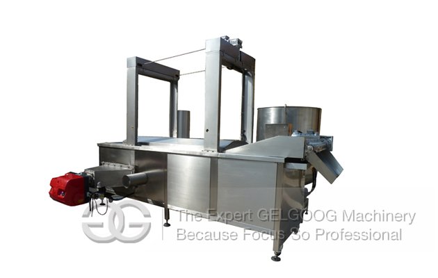 Electric Heating Continuous Snack Fryer Machi