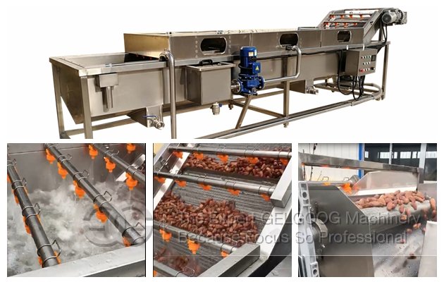 Commercial Dates Washing Cleaning Air Drying Machine Line