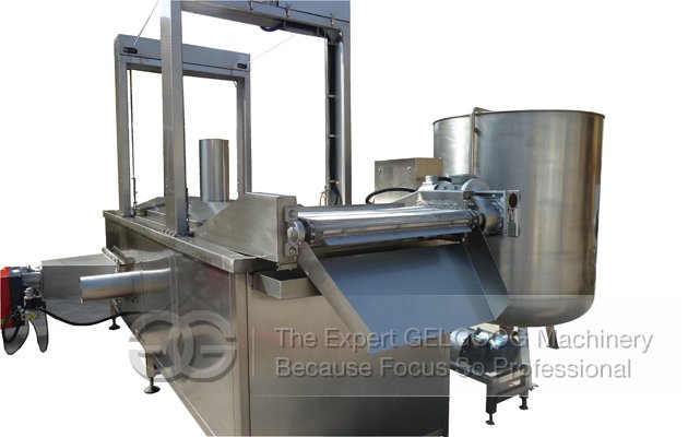 Electric Heating Continuous Snack Fryer Machine