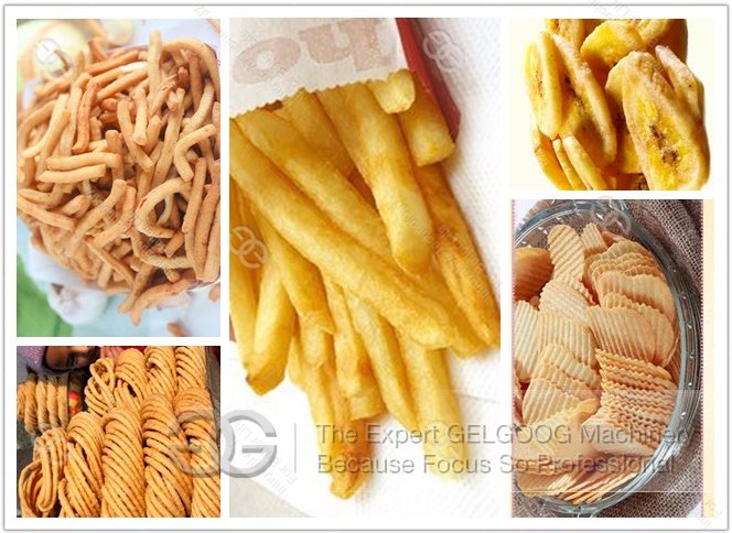 snack food frying machine with best price made in china