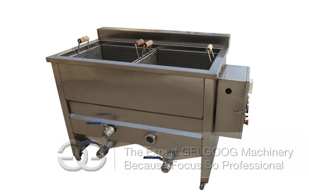 <b>Double Tank Double Baskets Nigerian Chin Chin Frying Machine</b>
