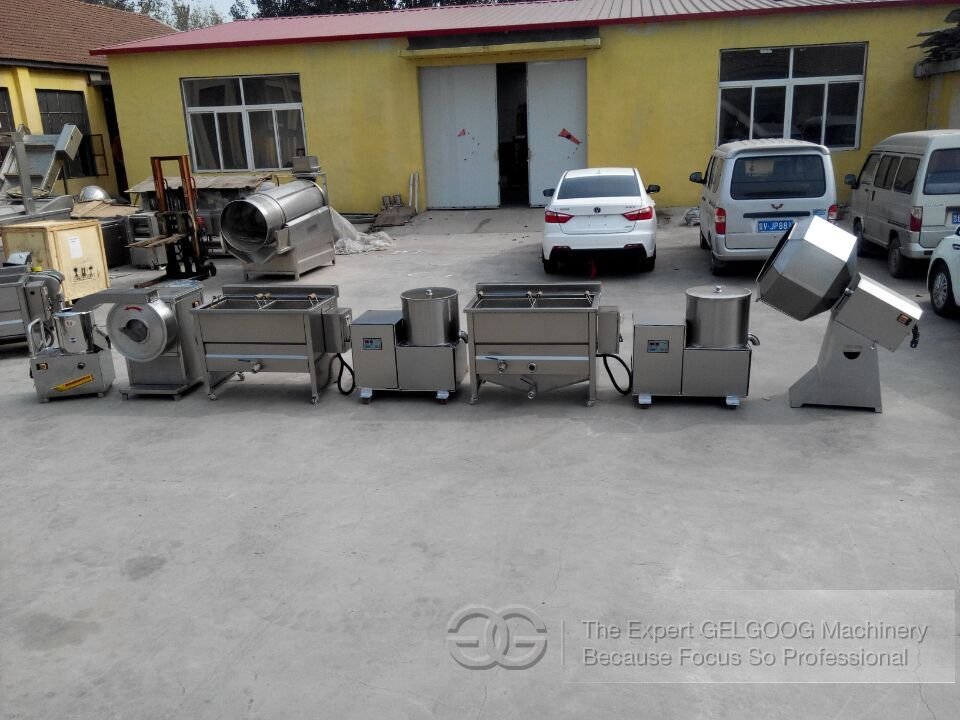 The Visitor from India for Semi-auto Potato Chips Processing Line