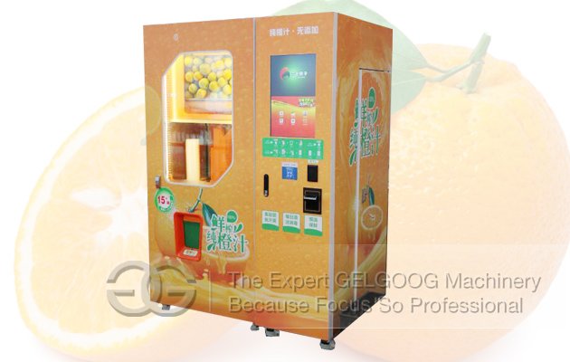 Freshly Squeezed Orange Juice Vending Machine 