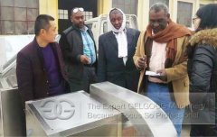Sudan Customer Visit Potato Chips Cutting Machine