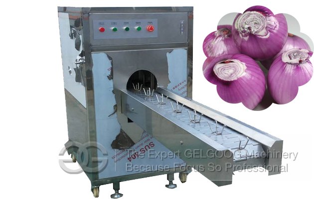 Onion Root Caved Cutting Machine