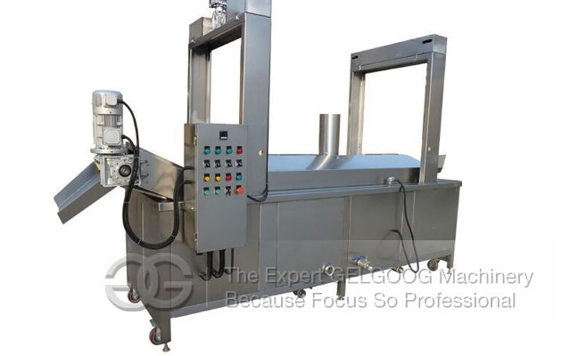 Electric Heating Continuous Snack Fryer Machine