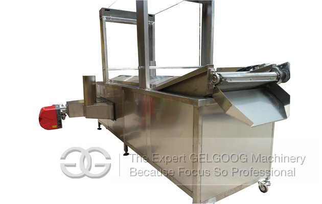 Electric Heating Continuous Snack Fryer Machine