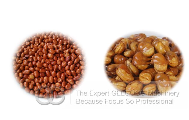 Gas Heating Continuous Belt Type Nuts Frying Machine with Oil Filtering Function