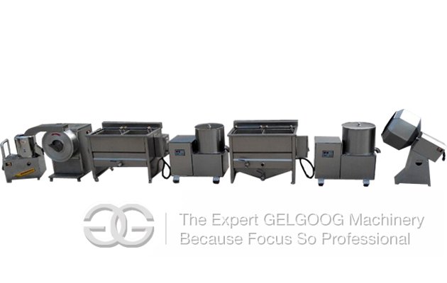 Semi-automatic French Fries Processing Line