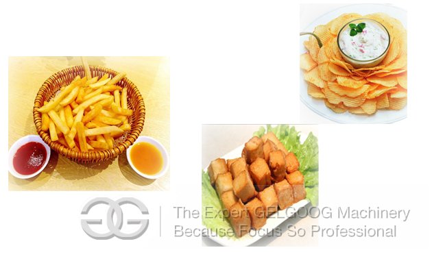 Manual Model Water-Oil Mix French Fries Fryer Machine